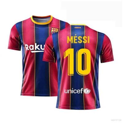 YT Unisex Tops Messi Football Jersey Barcelona Tshirt Soccer Jersey Plus Size High Quality Tee Gift Premier La Liga TY