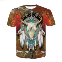 2023 Casual (สต็อกเพียงพอ) Bohemian Style 3D t-Shirt Men Women Fashion Printing gothil Anime dothes Short slvee tshyrts sKymคุณภาพสูง size:S-5XL