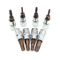 【CW】 Torx Bit Socket Manual Pressure Screwdriver T10 T25 T30 T40 1Pcs 6.35mm / 1/4 Inch Batch Drive Hand T20