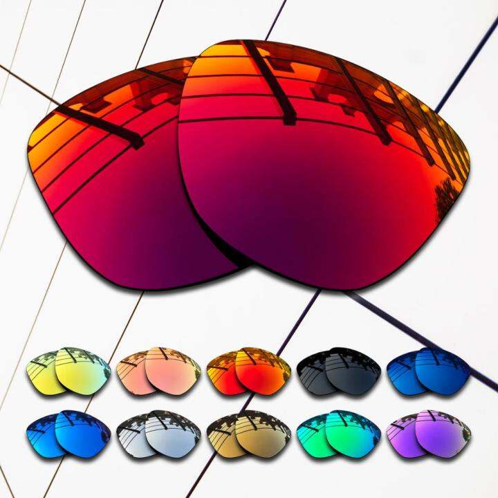 เลนส์อะไหล่ทดแทนโพลาไรซ์สำหรับ-oakley-frogskins-oo9013แว่นกันแดด-สีหลากหลาย