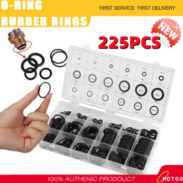 1200 Pieces 24 Sizes Car O-Ring Rubber Assortment Kit Black Set With Case |  eBay