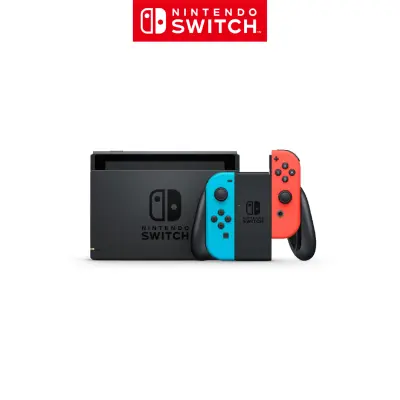 [Nintendo Official Store] Nintendo Switch with Neon Blue and Neon Red Joy-Con (เครื่องเล่นเกมและจอยคอน)