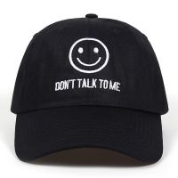 COD tjjs079 DONT TALK TO ME dad Hat men women fashion Smiley face Hip-hop Adjustable snapback black Baseball Caps Embroidered Cap