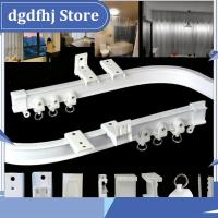 Dgdfhj Shop Flexible Cuttable Bendable Curtain Track Rail Glides screws Kit For Curved Straight Windows Accessories a1