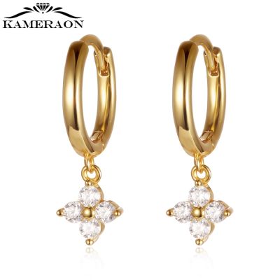[COD] Gold Drop Hoop Earrings for Four Ear Rings Ladies Wedding Gifts New