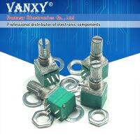 5pcs RV097NS 5K 10K 20K 50K 100K 500K with a switch audio 5pin shaft 15mm amplifier sealing potentiometer