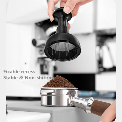 58mm Stirrer Distributor Leveler Cafe Powder Espresso Barista Accessories Adjustable Cafe Stirring Coffee Tamper