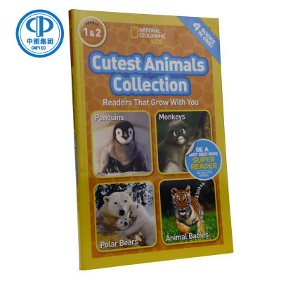 English National Geographic readers: lovely animals childrens version NgR cutest animals graded reading English books picture books popular science