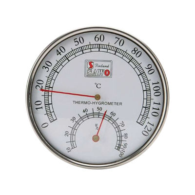 เครื่องวัดอุณหภูมิเครื่องวัดความชื้นห้องซาวน่าอบไอน้ำตัววัดอุณหภูมิความชื้น Hygrothermograph