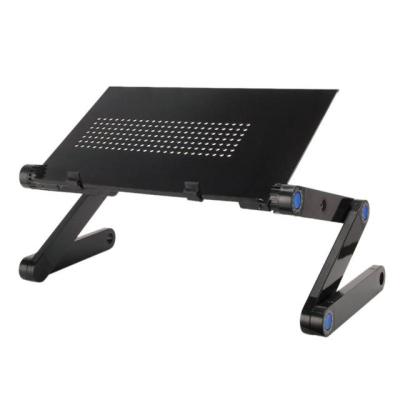 Yingke แล็ปท็อปพับได้ปรับได้โต๊ะแล็ปท็อปแบบพกพาโต๊ะคอมพิวเตอร์แล็ปท็อปพร้อมโซฟาแบบเตียงแผ่นรองเมาส์สำหรับ
