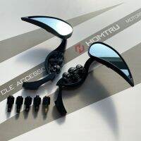 NEW Free Shipping Skeleton Skull TearDrop Mirror Street Sport Cruiser Chopper Custom 10mm 8mm Moto