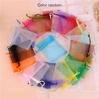 hot【DT】 Wholesale 25/50pc Drawstring Organza Pouches Jewelry Makeup Wedding Mesh