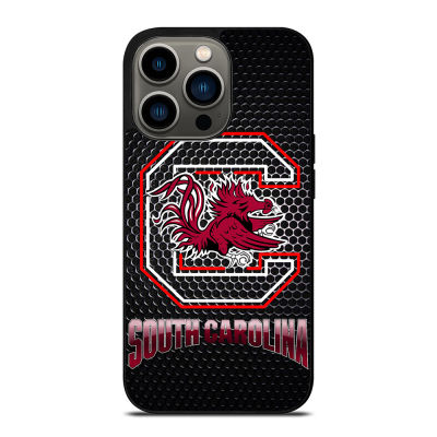 South Carolina Gamecocks Phone Case for iPhone 14 Pro Max / iPhone 13 Pro Max / iPhone 12 Pro Max / XS Max / Samsung Galaxy Note 10 Plus / S22 Ultra / S21 Plus Anti-fall Protective Case Cover 300