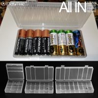 ALL IN Battery Case for 18650 26650 16340 Battery Holder Storage Box for 2 4 8 AA AAA Rechargeable Battery Container Organizer