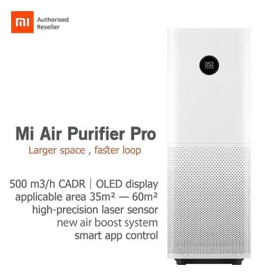 เครื่องฟอกอากาศ ป้องกันฝุ่นละออง PM2.5  รุ่น Xiaomi mi air purifier pro