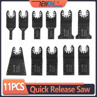 GJPJ-Newone 11pcs Wood Metal Plastic Oscillating Multi Tool Quick Release Saw Blades Fit For Dewalt Fein Multimaster Bosch Dremel