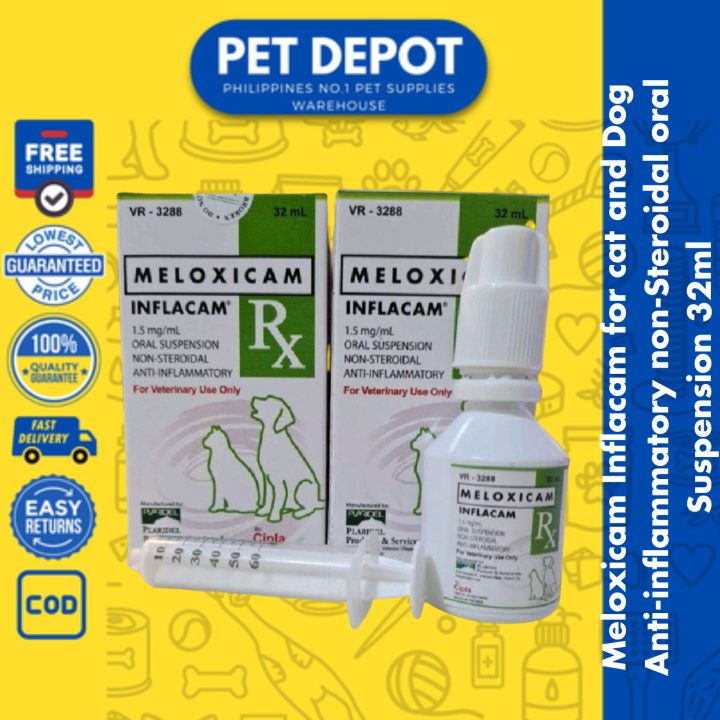 Meloxicam Inflacam for cat and Dog Antiinflammatory nonSteroidal oral
