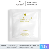 Kem trang điểm chống nắng đa năng Sakura CC Cream Flawless Control Base 1 thumbnail