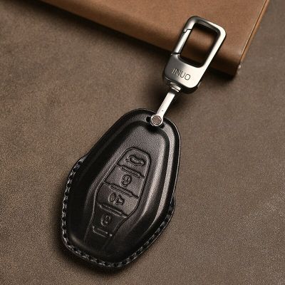 Suitable For Chery JETDUR  X70plus X95 X70    Leather Car Remote Key Case Cover