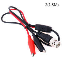 Sun Digital Oscilloscope Probe BNC Test นำ BNC Q9ชายไปยัง dual ALLIGATOR clips