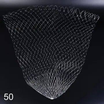 Nylon Fishing Nets Collapsible Rhombus Mesh Hole Depth Folding Dip Net