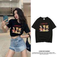 [COD] joint princess series short-sleeved 2022 new net red black T-shirt female ins trendy clothes