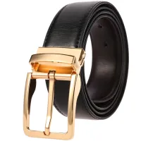 Pin buckle belt leisure belt leather belts on the second floor perforated ZK707-2