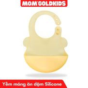 Yếm ăn dặm Silicon cho bé, yếm máng ăn dặm cho bé, yếm siêu nhẹ, siêu mềm