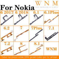 สำหรับ Nokia 7 6.1บวก8 8.1 7.1 7.2 6.2 6 2017 2018เปิด/ปิดปุ่มปรับระดับเสียงสายเคเบิลงอได้อะไหล่สายเคเบิลเฟล็กซ์ริบบอน