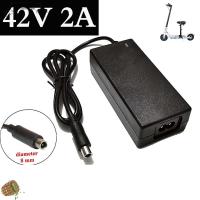 ปลั๊ก US 42V 2A ปลั๊กสหราชอาณาจักร/ปลั๊กอียู/ปลั๊กออสเตรเลียที่ชาร์จสกู๊ตเตอร์แหล่งจ่ายไฟสเก็ตบอร์ดสำหรับ Xiaomi M365 Mijia อุปกรณ์เสริม MEIQIUCOU2