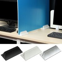 Desktop Screen Clip Furniture Glass Baffle Fixing Clamp Removable Support Brackets Office Desk Isolation Board Base