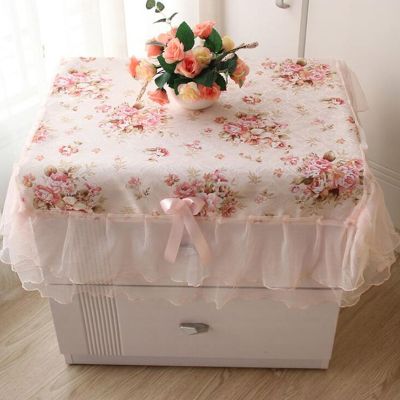 Romantic Bedside Table Cover High Quality Small Fresh Bedside Table Cover Multi Purpose Tablecloths Lace Modern Style Tablecloth