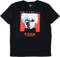 Tokyo Ghoul Mens Ken Kaneki Now Its My Turn Anime Graphic Print T-Shirt