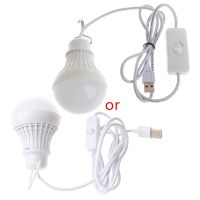 [HOT QQZIWWUJJWG 104] 5W 10 LED ประหยัดพลังงาน USB หลอดไฟแคมป์ปิ้ง Home Night Lamp Hook Switch 77UD