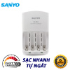 Hcmbộ sạc pin aa aaa sanyo eneloop sạc nhanh tự ngắt sạc - ảnh sản phẩm 1