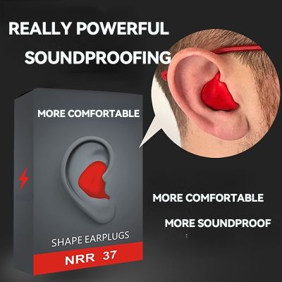 30 Pairs/Pack Anti-Noise Ear Plug Sound Insulation Ear Protection Earplugs Sleeping Plugs Waterproof Silicone Swim Earplugs Soft