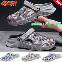 【cw】 Fashion Slippers for Men Luxury Sandals Big Size Men 39;s Clogs Platform Beach Rubber Lazy R9 【hot】 !