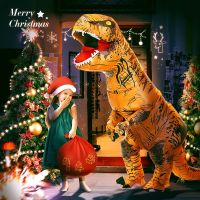 Hot T-Rex Dinosaur Inflatable Costume Purim Halloween Party Cosplay Fancy Suits Mascot Cartoon Anime Dress for Kids