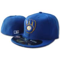 Top-quality หมวกเบสบอล Milwaukee Brewers สีฟ้าเข้ม สําหรับผู้ชาย และผู้หญิง