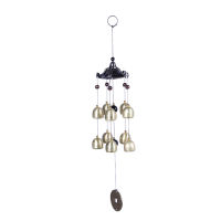 {คลังสินค้าพร้อม} โลหะ10 Bells Copper Wind Chime Garden Yard Hanging Decor Gift