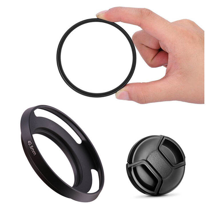 40.5 มม. UV Filter Lens Hood Cap สำหรับ Sony A7C 7C ZVE1 2860 มม. ZV