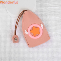 ?【Lowest price】Wonderful กระเป๋าใส่กุญแจแบบดึงลายผลไม้น่ารักกระเป๋าใส่กุญแจรถหนังพียูกระเป๋าหนังใหม่สำหรับใส่กุญแจ