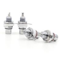 10Pcs Rhodium Plated RCA Socket RCA female Panel Mount plug Audio Terminal RCA Panel Mount Chassis