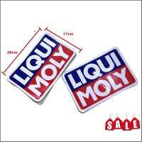 os อุปกรณ์เสริมรถยนต์ สติกเกอร์ liqui moly ลิควิโมลี่ จำนวน 2 ใบ ขนาด 26 x 17 cm สติกเกอร์แต่งรถคุณภาพอย่างดีจัดส่งไว