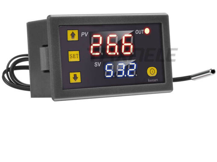 W3230 Digital Temperature Controller 12V 24V AC110220V 20A LED Display