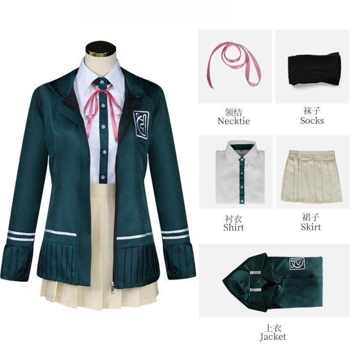 aeozad-อะนิเมะ-danganronpa-trigger-คอสเพลย์-fantasias-happy-havoc-nanami-chiaki-camisas-เสื้อ-saias-peruca-conjunto-uniforme-ฮาโลวีน-carnaval