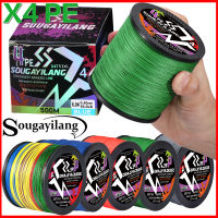 Sougayilang 100m สายเอ็นตกปลา x4 สายเอ็นตกปลาแบบถัก 4 เส้น PE 18-66LB รอกตกปลาน้ำเค็มหรือน้ำจืดคุณภาพดี