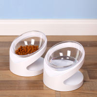 Puppy Dish Drinking Bottle Dog Water Bowl Food Bowl for Dog Cat Feedind Bowl with Stand Protect Spine Feeder Plate