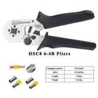 Mini pliers electrical wire crimping tools tubular terminals box set 1050p HSC8 16-4 4-16mm2 AWG11-5 6-4B6-6 0.25-6mm2 AWG23-10