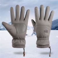 【LZ】▤  Luvas de esqui à prova de frio para homens à prova de vento impermeável manter aquecido touchscreen antiderrapante cotão macio-20 graus inverno